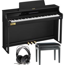 Casio AP-750 BK Celviano Digitalpiano + Pianobank + Kopfhörer