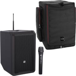 LD Systems ANNY 8 HHD B8 Bluetooth PA-Lautsprecher mit Akku + Schutzhülle