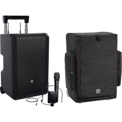 LD Systems ANNY 10 HBH 2 B5 10" Bluetooth PA-Lautsprecher mit Akku + Schutzhülle