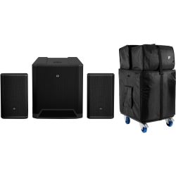 LD Systems Dave 15 G4X aktiv Anlage + BAG SET inkl. Rollbrett