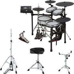 Roland TD-516 E-Drum Set + Fußmaschine + Snareständer + Hi-Hat Maschine + Hocker