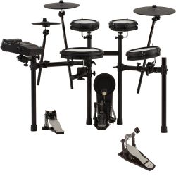 Roland TD-313 E-Drum Set + Roland RDH-100A Fußmaschine