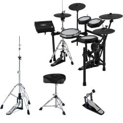 Roland TD-316 E-Drum Set + Fußmaschine + Hocker + HitHat Ständer