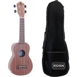 Baton Rouge UR11-S Wave Sopran-Ukulele + KORN Gigbag f. Sopran-Ukulele
