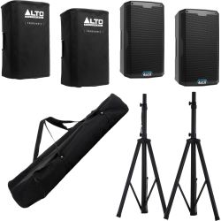 ALTO Truesonic TS 415 + Boxenständer + Schutzhüllen