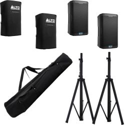 ALTO Truesonic TS 410 + Boxenständer  + Schutzhüllen