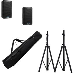 ALTO Truesonic TS 408 + KORN Boxenständer Set Alu +Transporttasche