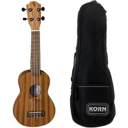 Baton Rouge UR11-S Cat Sopran-Ukulele + KORN Gigbag f. Sopran-Ukulele