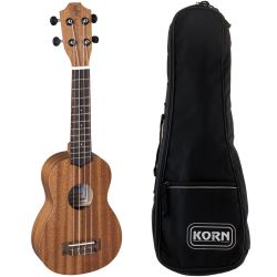 Baton Rouge UR11-S Paper Plane Sopran-Ukulele + KORN Gigbag f. Sopran-Ukulele