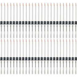 K&M 16099 Bleistift mit Magnet weiß 50er Set