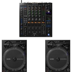 Pioneer DJ DJM-A9 Mixer + PLX-CRSS12 Doppelpack