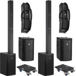 LD Systems Maui 11 G3 PA-System schwarz + Schutzhüllen + Rollbrett