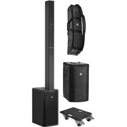 LD Systems Maui 11 G3 MIX PA-System schwarz + Schutzhüllen + Rollbrett