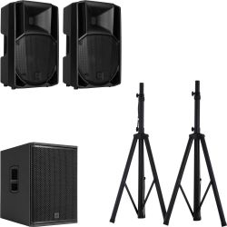 RCF 2.1 PA Set ART 712-A MK V + Subwoofer + Lautsprecherstative