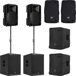 RCF 2.2 PA Set ART 712-A MK V + RCF SUB 705-AS MK III + Cover + Distanzrohr