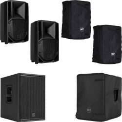 RCF 2.1 PA Set ART 708-A MK V + RCF SUB 702-AS MK III + Schutzhüllen