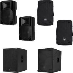 RCF 2.1 PA Set RCF ART 715-A MK V + RCF SUB 708-AS MK III + Cover