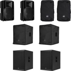 RCF 2.2 PA Set RCF ART 715-A MK V + RCF SUB 708-AS MK III + Schutzhüllen