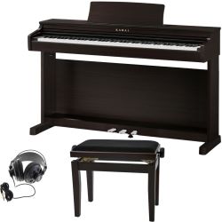 Kawai CX202R Rosenholz Digitalpiano + Pianobank + Kopfhörer