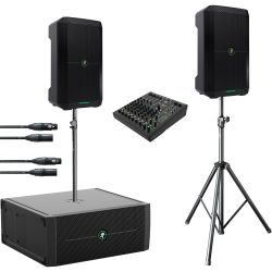 Mackie GO 2.1 PA Set Thump Go + Sub Go + Mixer + Distanzrohr + Stativ  + Kabel