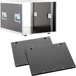 KORN Case 19 Zoll Rack ohne Deckel 9 HE / 70 cm Hexa + Deckel