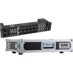 OMNITRONIC EM-650B MK2 Entertainment-Mixer + KORN Case 19 Zoll 2HE / 25cm tief