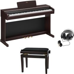 Yamaha YDP-146 R Rosenholz Digitalpiano + Bank + Kopfhörer Set