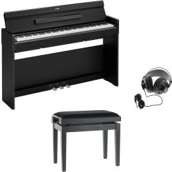 Yamaha YDP-S36 B Schwarz Digitalpiano + Bank + Kopfhörer Set