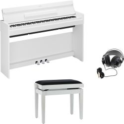 Yamaha YDP-S36 W Weiß Digitalpiano + Bank + Kopfhörer Set