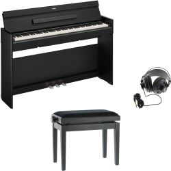 Yamaha YDP-S56 B Schwarz Digitalpiano + Bank + Kopfhörer Set