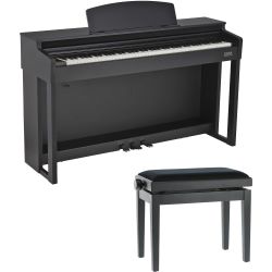 Gewa UP 540 Digitalpiano black + Pianobank