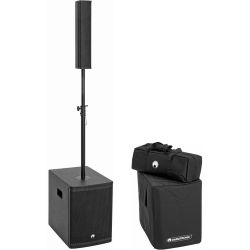 OMNITRONIC ROD-1043 Aktives Säulensystem + OMNITRONIC ROD-1043 Cover Set