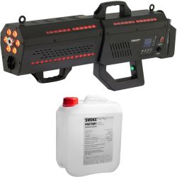 Algam Lighting FMG Cyclone Akku Nebelmaschine + Extra Fast Fog Fluid