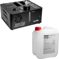 EUROLITE NSF-100 LED DMX Vertikal Nebelmaschine + Fast Fog CO2 Effekt
