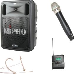 Mipro MA-505 R2 Akku-PA-System 823–832 MHz + Funkmikrofon + Headset