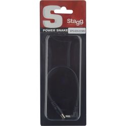 STAGG DC-Netzkabel male-male 20cm SPS-020-DCMM