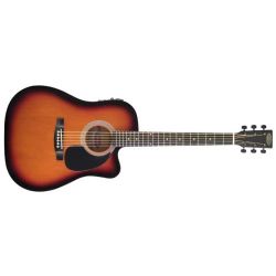 STAGG Westerngitarre SW203CE, sunburst