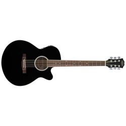 STAGG Westerngitarre SW206CE, schwarz SW206CE-BK