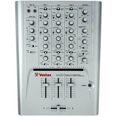 送料無料 Vestax DJミキサー 高音質 強烈アイソレーター搭載 PCV-180 