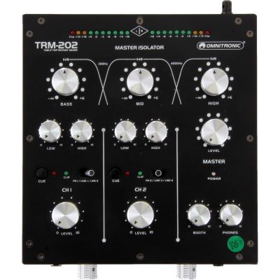 OMNITRONIC TRM-202 2-Kanal Rotary-Mixer | music store