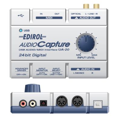 Edirol UA 20 X Audio Interface music store