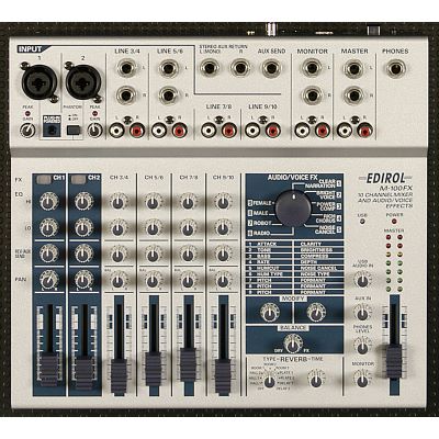 EDIROL M-100FX 10チャンネルミキサー 本体 Edirol M 100 FX