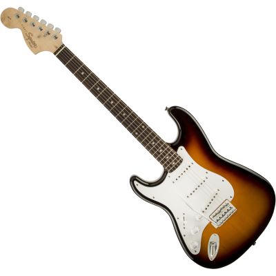 fender squier affinity stratocaster rw brown sunburst