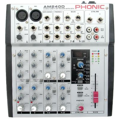 Phonic AM240D Kompaktmixer | music store