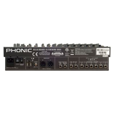 phonic helix board 18 firewire mkii mixer