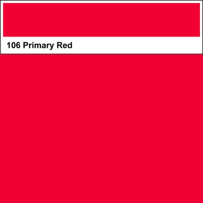 Lee Farbfolie 106 Primary Red 25cm x 122cmNeu 