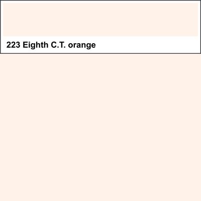 Orange 25cm x 122cmNeu Lee Farbfolie 223 Eight C.T 