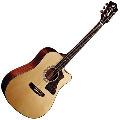 ギター GUILD GAD-40C Guild GAD-40 CE Natural inkl. Koffer