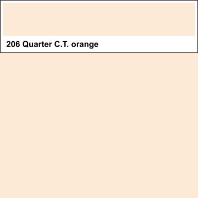 Orange 50cm x 122cm Lee Lee Farbfolie 206 Quarter C.T Neu 