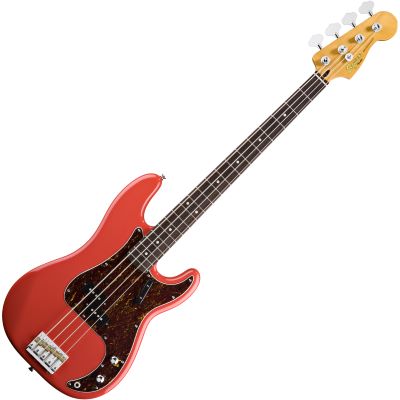 squier classic vibe precision bass fiesta red